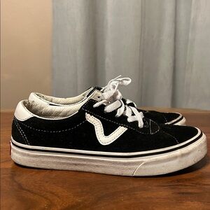 Vans Classic Black and White Skate Shoes